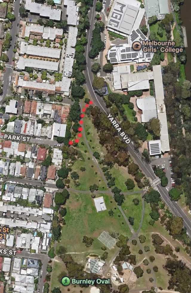 Parking reference for Park Street